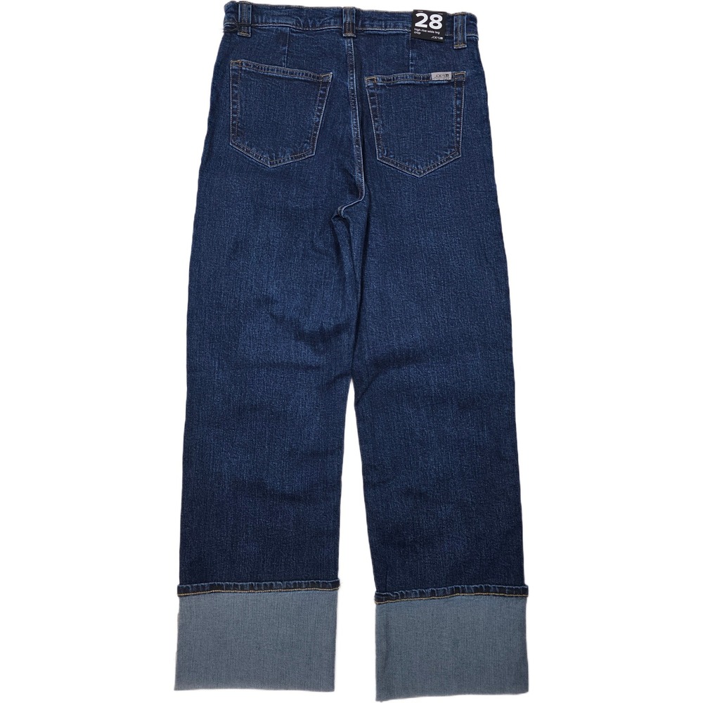 Joe's Jeans Women's Valentina High Rise Wide-Leg Crop Jeans - Picture 4 of 10